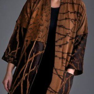 Cotton Khaki Orange Blazer